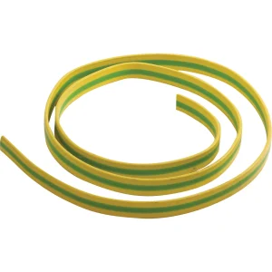 Earth Tape Conductor BS1432 25 x 3mm PVC Covered Copper Green/Yellow [Pack=25]